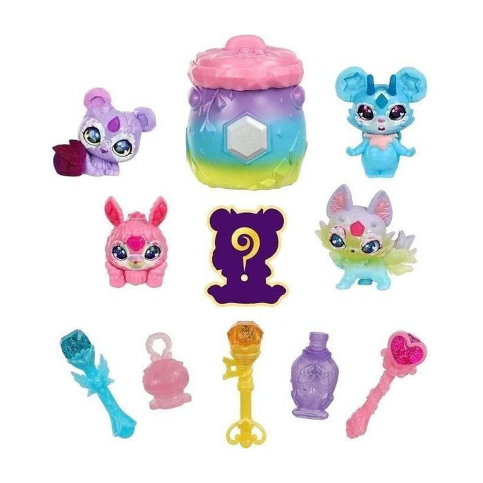 Afbeelding laden in galerijviewer, Moose Toys Mixies Mixlings Verzamelketels Magische Regenboog, 5-Pack
