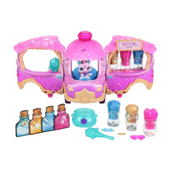 Afbeelding laden in galerijviewer, Moose toys magic mixies mixlings verzamelketels magische toverdrank voertuig crystal woords serie 3

