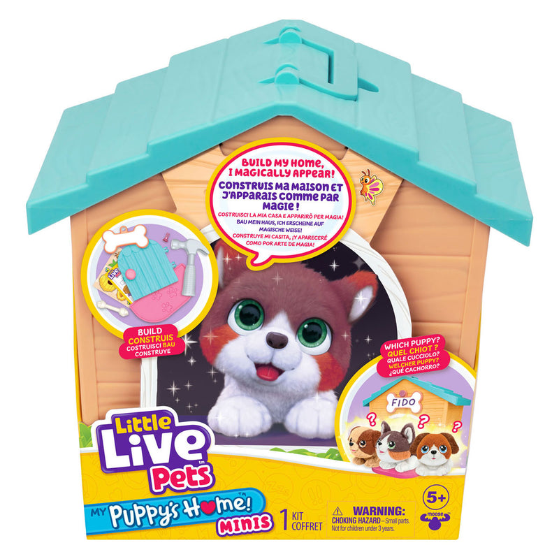 Afbeelding laden in galerijviewer, Moose toys verrassingspuppy knuffel in hondenhok
