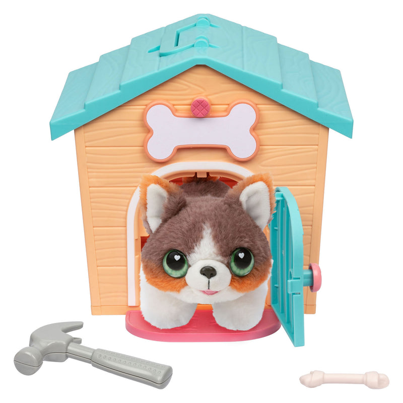 Afbeelding laden in galerijviewer, Moose toys verrassingspuppy knuffel in hondenhok
