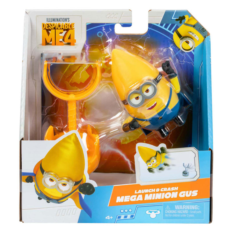 Afbeelding laden in galerijviewer, Moose toys despicable me 4 - launch crash mega minion gus - actiefiguur
