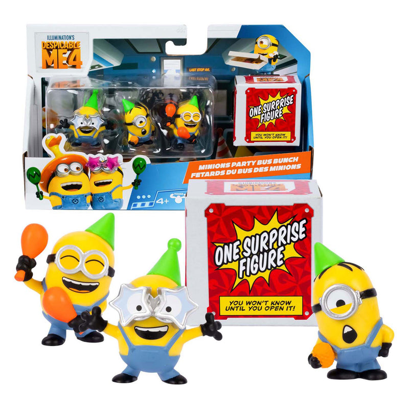 Afbeelding laden in galerijviewer, Moose toys despicable me 4 - avl squad speelfiguren 4-pack
