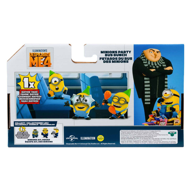 Afbeelding laden in galerijviewer, Moose toys despicable me 4 - avl squad speelfiguren 4-pack
