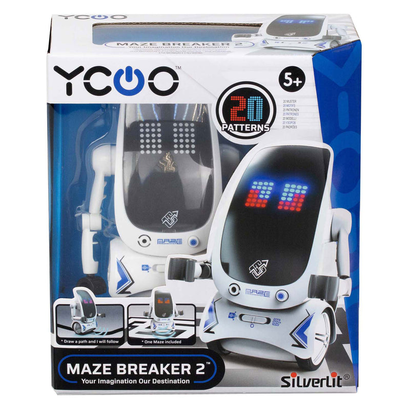 Afbeelding laden in galerijviewer, Silverlit robot maze breaker 2 - speelgoedrobot - led gezicht - opnamefunctie
