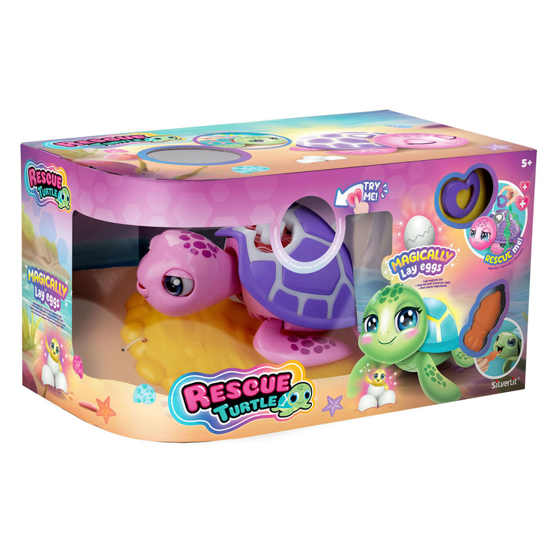 Afbeelding laden in galerijviewer, Silverlit rescue turtle pink speelfiguur
