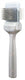 Activet borstel coat grabber zilver