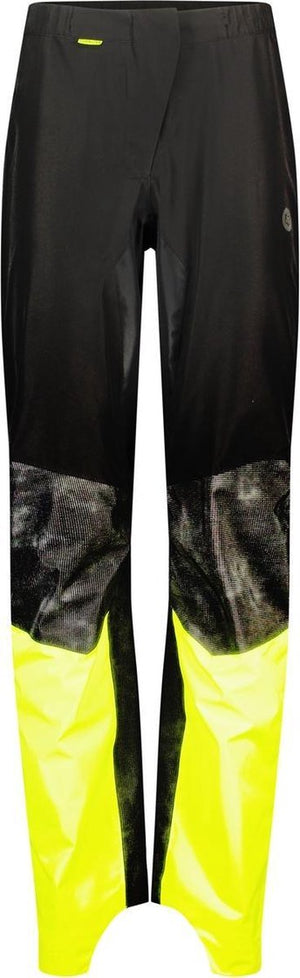 Agu tech commuter - regenbroek - heren - poray 10.000 waterdicht - hi-vis neon - reflectie - verlengd voorpand - verstevigd zitvlak - m