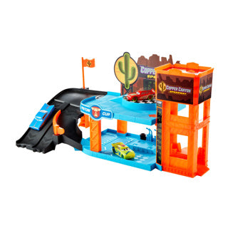Afbeelding laden in galerijviewer, Disney cars garage glow racers met 3 auto's
