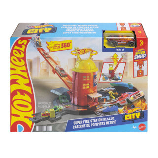 Hot wheels hotwheels city super brandweer station speelset