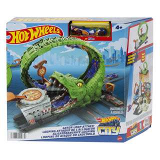 Afbeelding laden in galerijviewer, Ty hot wheels ci gator loop attack speelset
