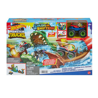 Afbeelding laden in galerijviewer, Hot wheels maat swamp chomp playset
