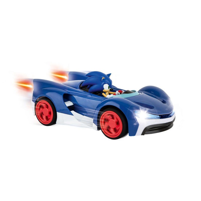 Afbeelding laden in galerijviewer, Carrera rc sonic team raceauto blauw zilver
