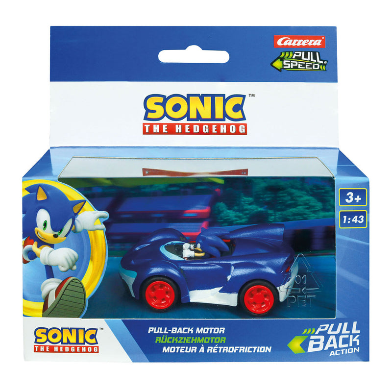 Afbeelding laden in galerijviewer, Carrera pull back auto team sonic racing - sonic speed star
