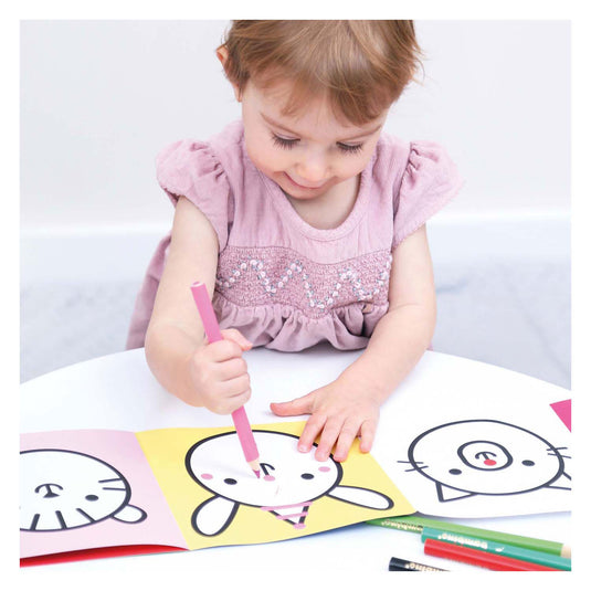 Banana panda - kleurboekje de schrijf greep dieren