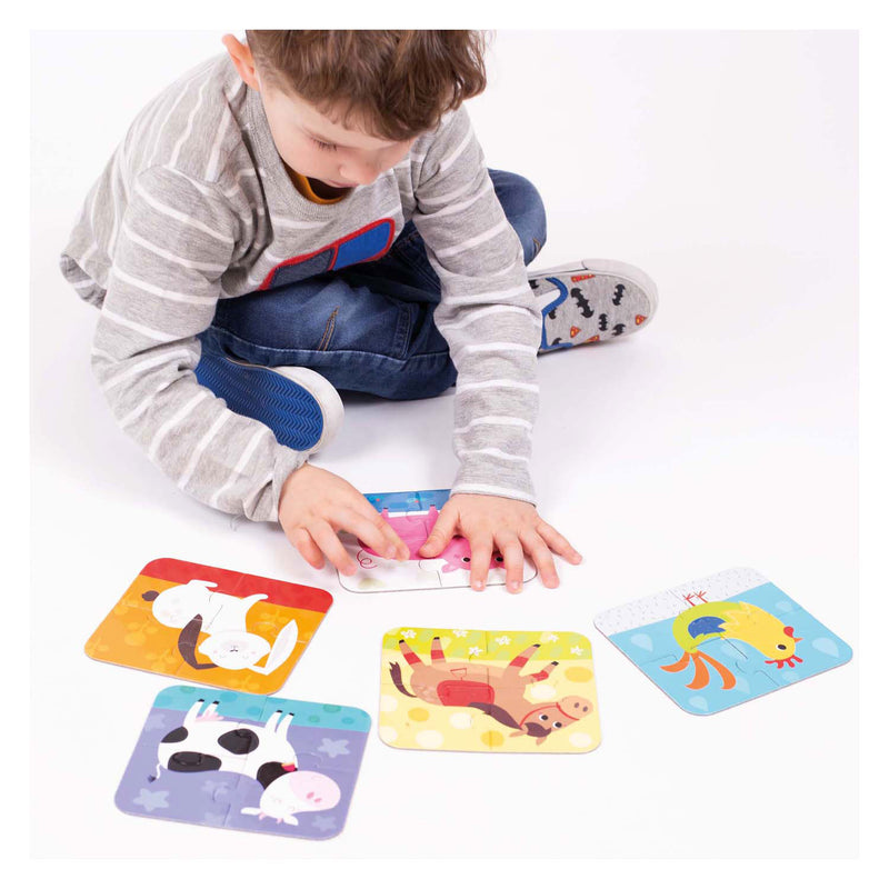 Afbeelding laden in galerijviewer, Banana panda - on-the-go puzzel dieren - 5 puzzelthes
