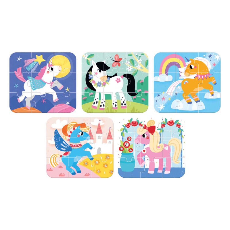 Afbeelding laden in galerijviewer, Banana panda on-the-go puzzel pony's 3+.
