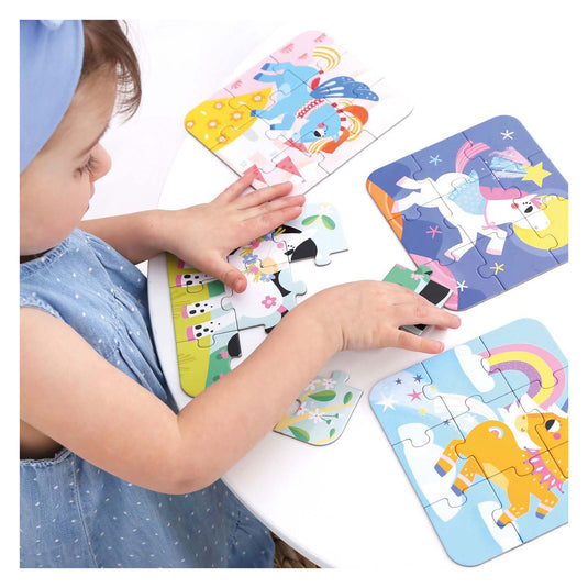 Banana panda on-the-go puzzel pony's 3+.