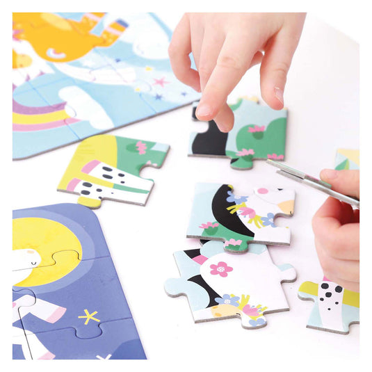 Banana panda on-the-go puzzel pony's 3+.