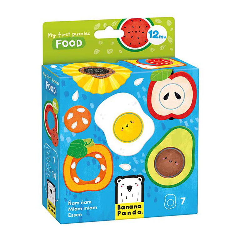 Afbeelding laden in galerijviewer, Banana panda - mijn eerste puzzel eten
