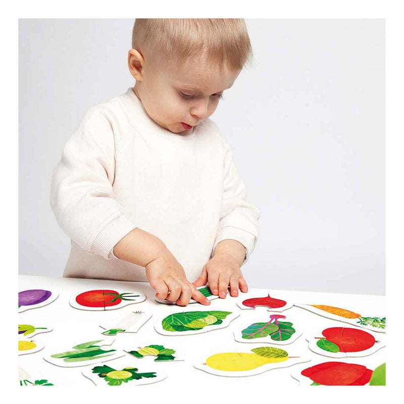 Afbeelding laden in galerijviewer, Banana panda - mijn eerste puzzels fruit groenten, 19st.
