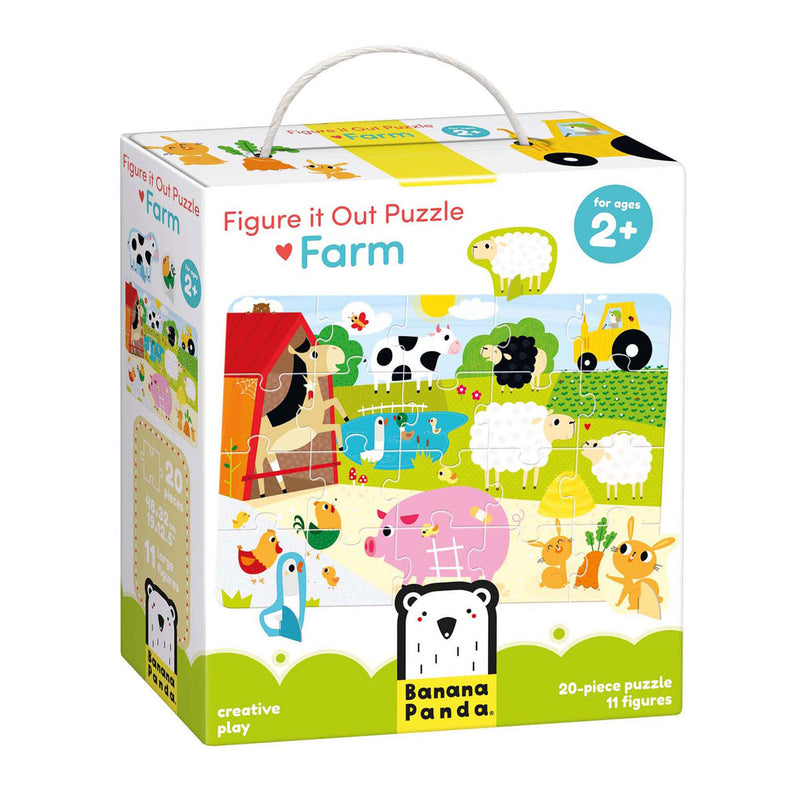 Afbeelding laden in galerijviewer, Banana panda - figure it out puzzel boerderij - 20st.
