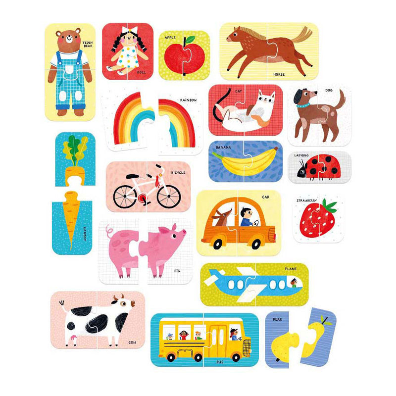 Afbeelding laden in galerijviewer, Banana panda - puzzelparen eerste woorden - 18dlg.
