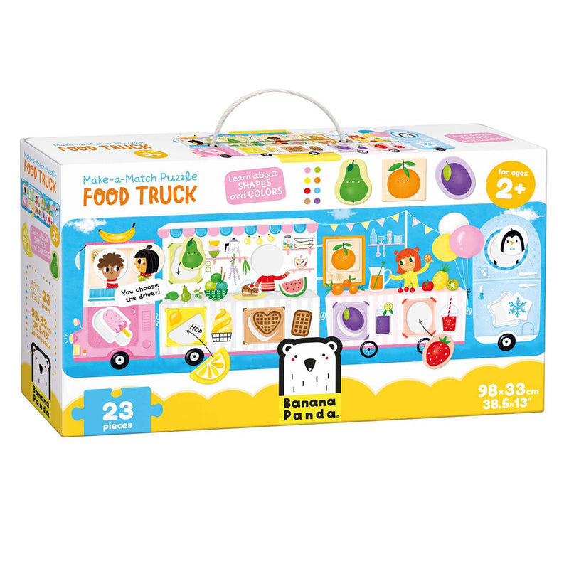 Afbeelding laden in galerijviewer, Banana panda - maak de puzzel passend foodtruck - 23st.
