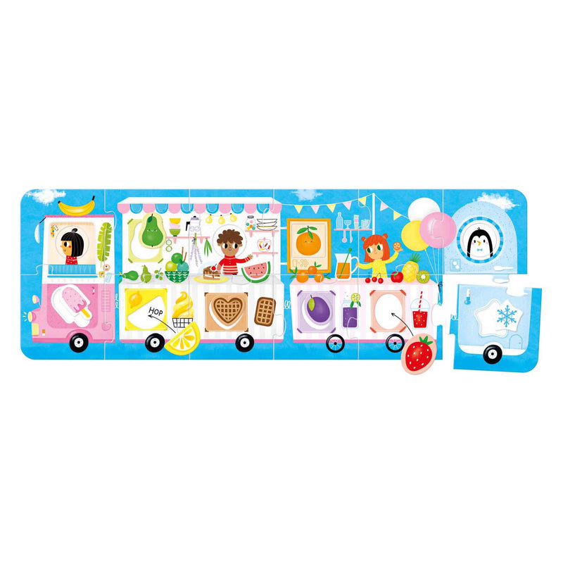 Afbeelding laden in galerijviewer, Banana panda - maak de puzzel passend foodtruck - 23st.
