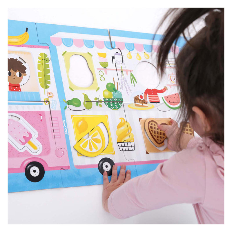 Afbeelding laden in galerijviewer, Banana panda - maak de puzzel passend foodtruck - 23st.
