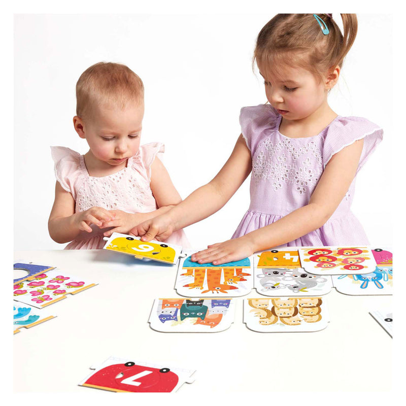 Afbeelding laden in galerijviewer, Banana panda - maak de puzzel passend nummer trein - 30st.
