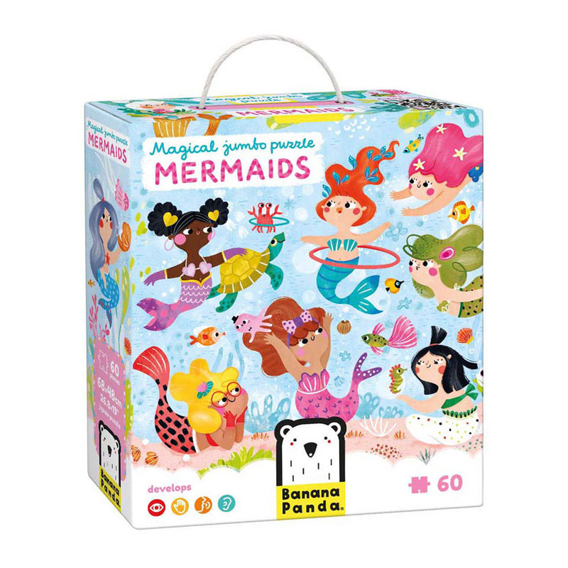 Afbeelding laden in galerijviewer, Banana panda - magical jumbo puzzel zeemeerminnen - 60st.
