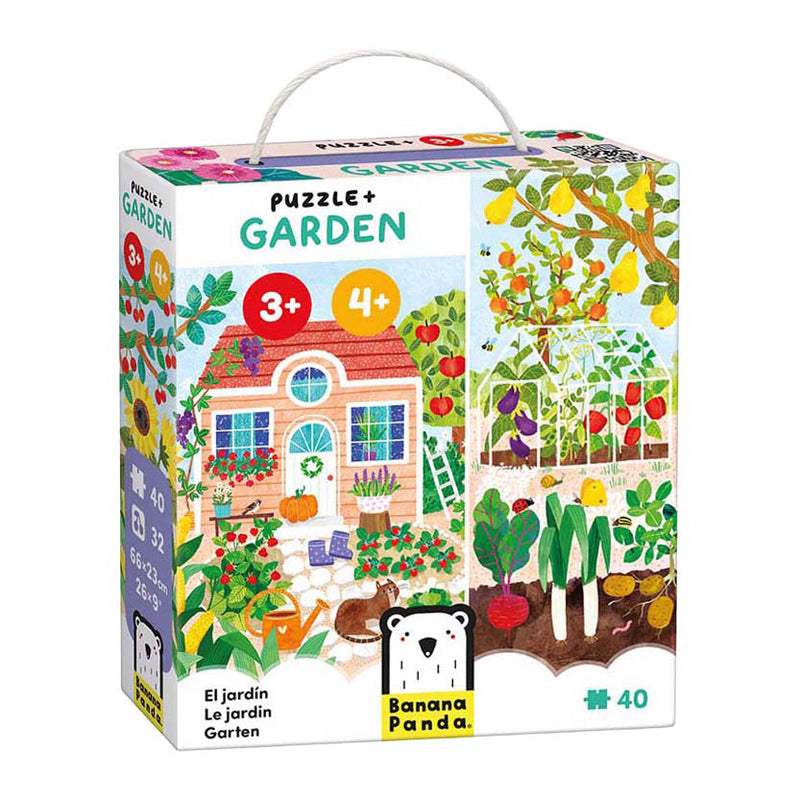 Afbeelding laden in galerijviewer, Banana panda - puzzel tuin - 40st.
