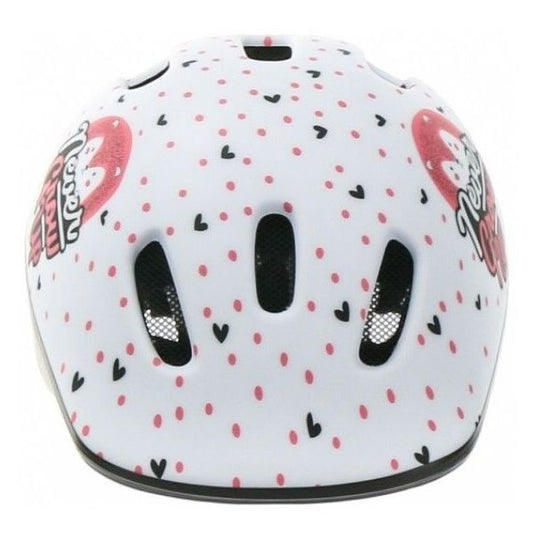 Polisport kinderhelm Hoggy. maat: XXS (44 48 cm), kleur: wit roze mat