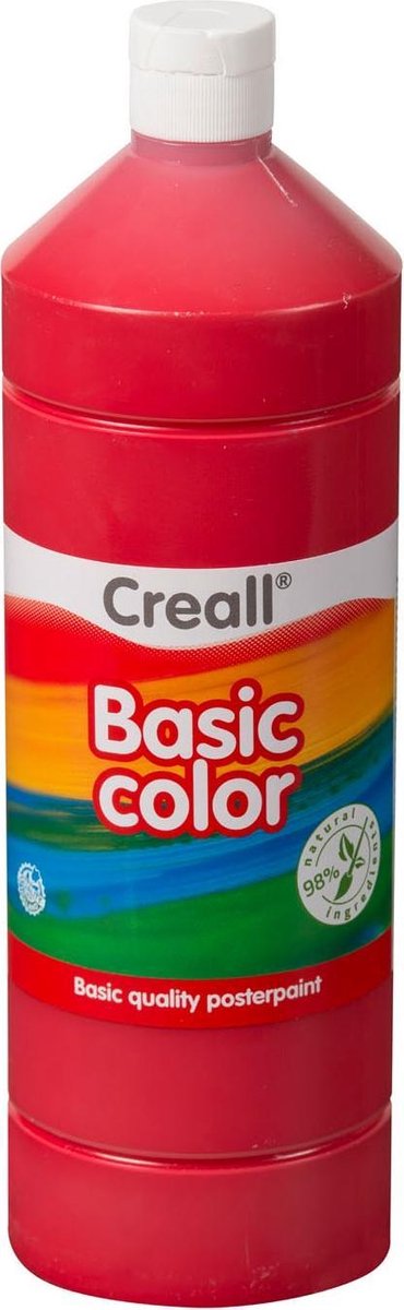 Afbeelding laden in galerijviewer, Creall plakkaat verf - licht rood - 1000ml
