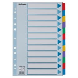 Blanco tabbladen esselte mylar 100169 kleurenassortiment bopet