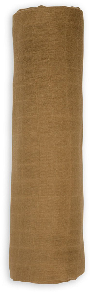 Lulujo - hydrofiele doek - swaddle - bamboo - 120x120 cm -tan
