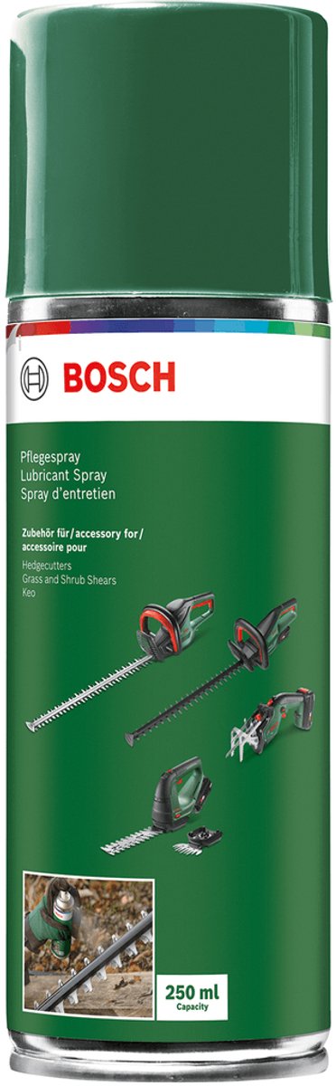 Bosch accessoires bosch tuingereedschappen onderhoudsspray - 250 ml - geschikt voor alle snoeigereedschappen