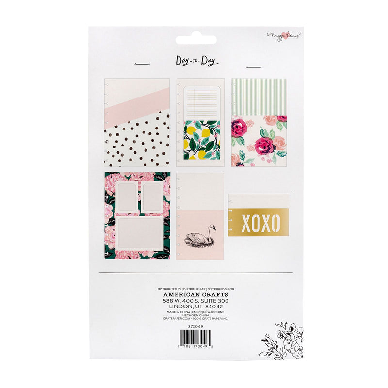 Afbeelding laden in galerijviewer, Crate paper • day-to-day disc planner pocket folders gold foil
