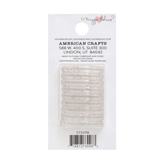 Crate paper • day-to-day planner discs small gold glitter