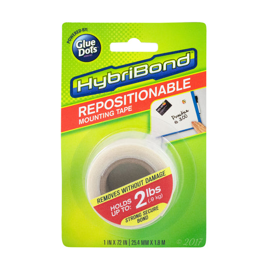 Glue dots • hybribond repositionable mounting tape 1,8m