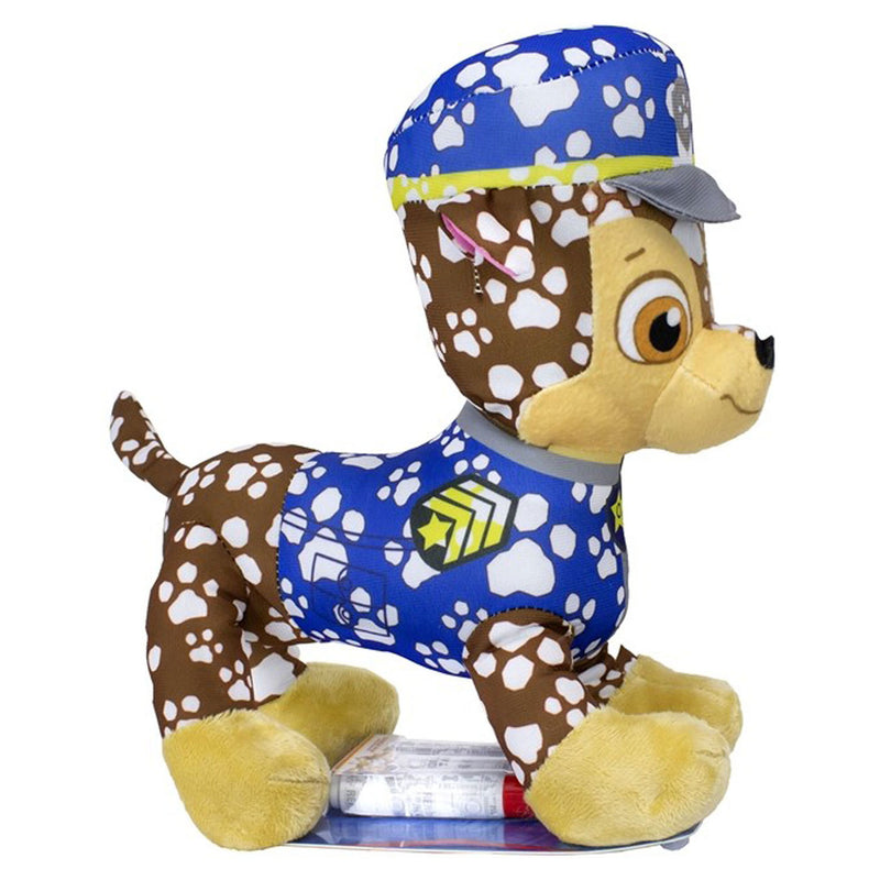 Afbeelding laden in galerijviewer, PAW Patrol Inkleur Knuffel met Stiften - Chase
