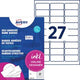 Id-etiketten avery zelfklevende 540 etiketten