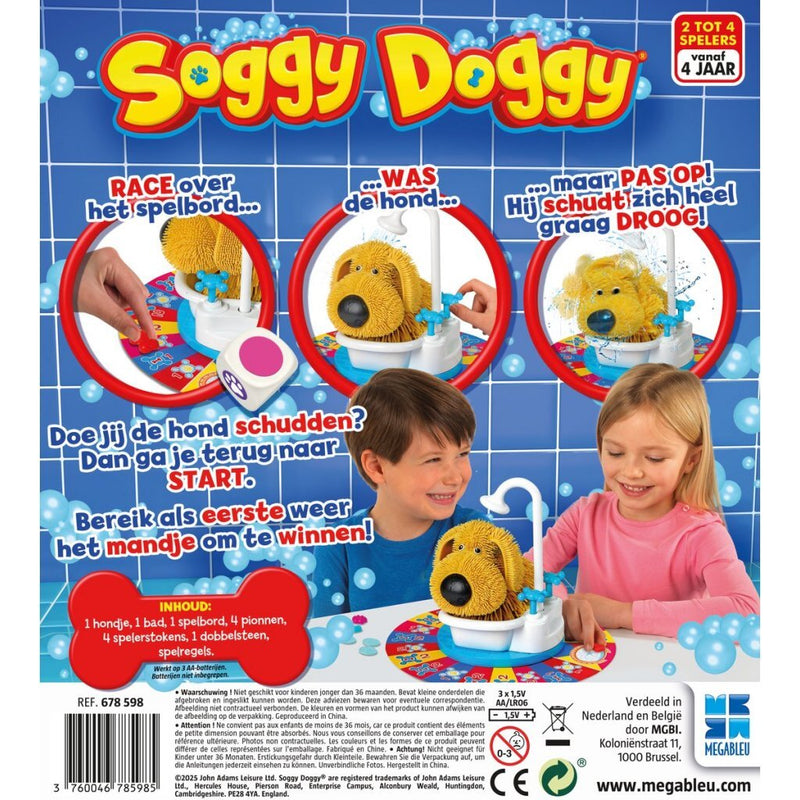 Afbeelding laden in galerijviewer, Megableu soggy doggy - grappig actiespel voor kinderen - kinderspel vanaf 4 jaar - 2 tot 4 spelers - dolle waterpret
