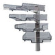 Brievenbakjes hansa styro zuilvorm trt5880 grijs
