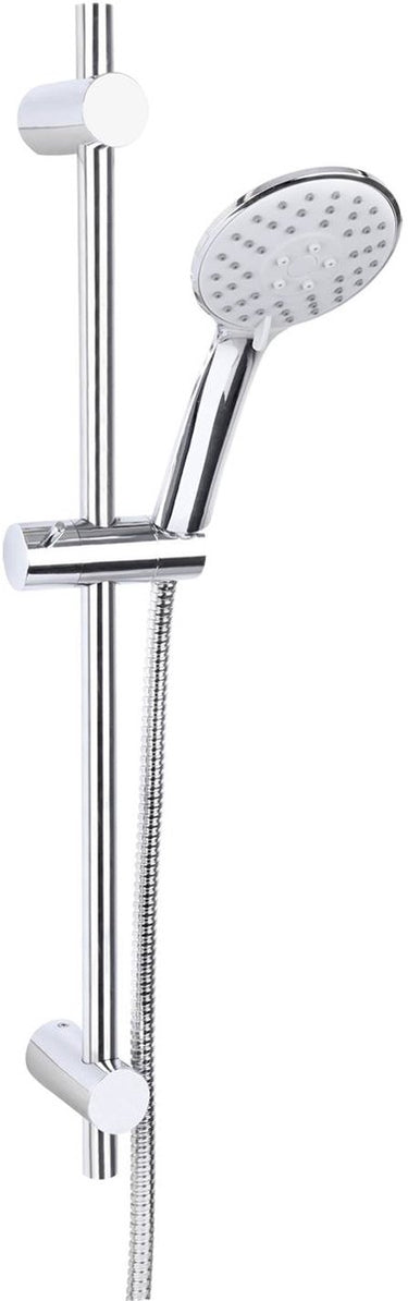 Differnz glijstangset deluxe 54 cm met handdouche en doucheslang chroom