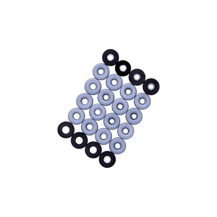 Afbeelding laden in galerijviewer, Mack 1069041 - stoeldop rubber grijs ø 23 mm 24 st pcs | 6 stuks
