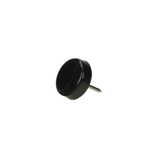 Mack 1066768 - stoelglijder nagel kunststof zwart ø 19 mm 12 st pcs | 6 stuks