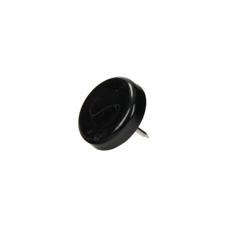 Afbeelding laden in galerijviewer, Mack 1066769 - stoelglijder nagel kunststof zwart ø 25 mm 8 st pcs | 6 stuks
