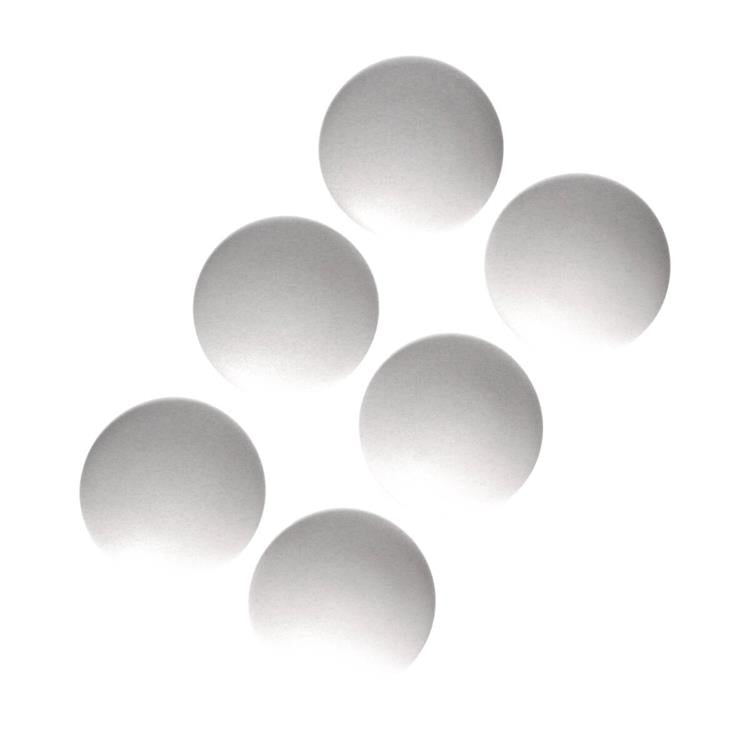 Afbeelding laden in galerijviewer, Mack 1069027 - deurstop zelfklevend wit ø 40 mm 6 st pcs | 6 stuks
