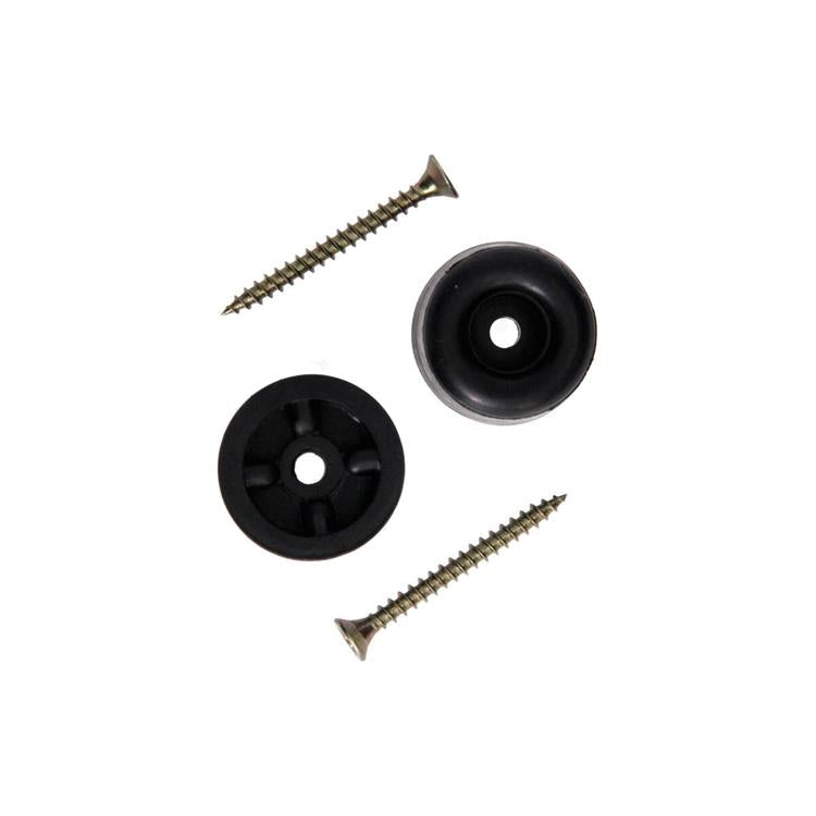 Afbeelding laden in galerijviewer, Mack 1069029 - deurstop rubber + schroef zwart 30 x 25 mm 2 st pcs | 6 stuks
